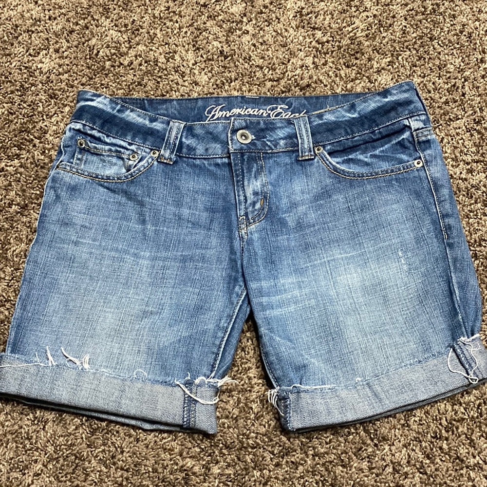 American Eagle denim shorts, 6